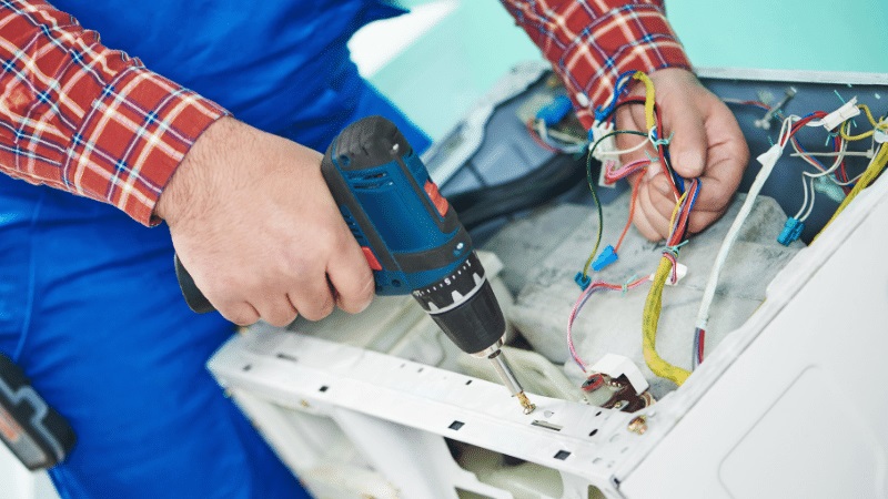 Arnavutköy Fujitsu Fujitsu çamaşır makinesi kart tamiri – Su almama arızası orijinal parça ile giderildi. - Teknik servis örneği
